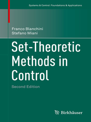 cover image of Set-Theoretic Methods in Control